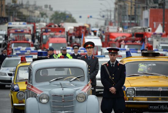 First Moscow parade of municipal vehicles