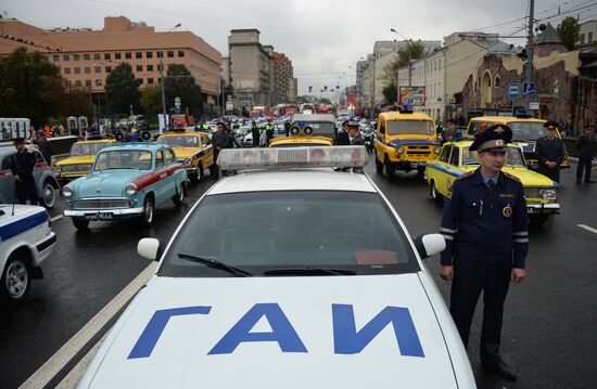 First Moscow parade of municipal vehicles