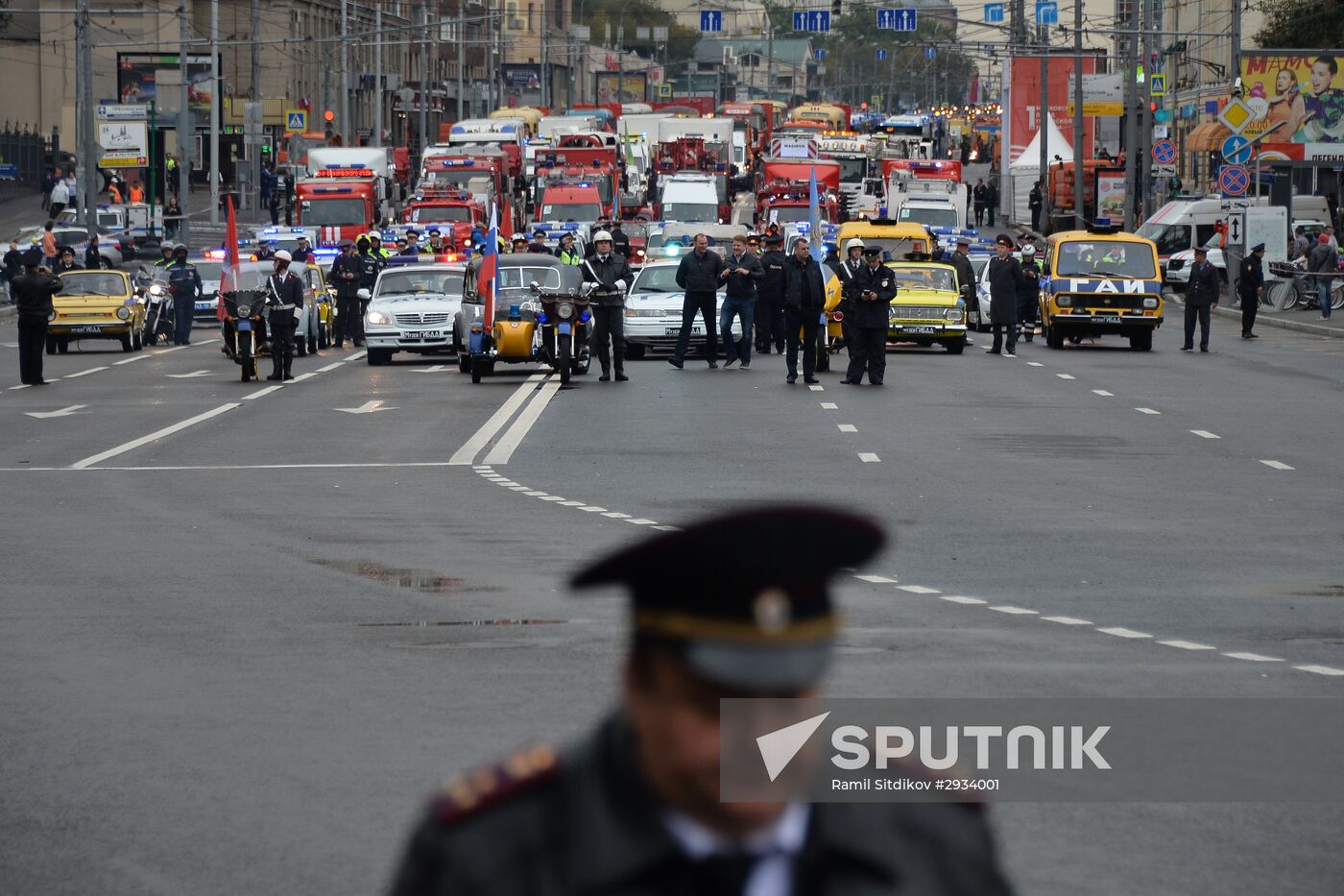 First Moscow parade of municipal vehicles