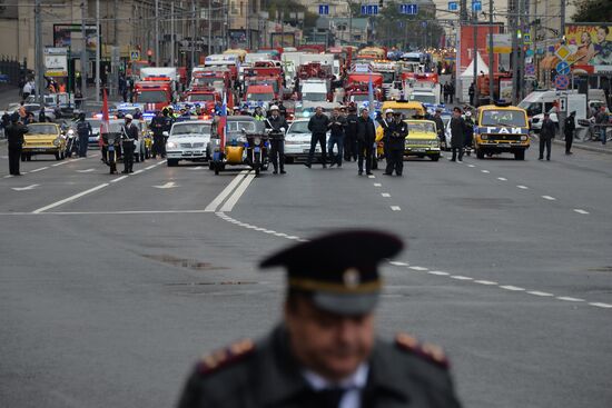 First Moscow parade of municipal vehicles