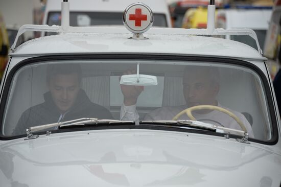 First Moscow parade of municipal vehicles