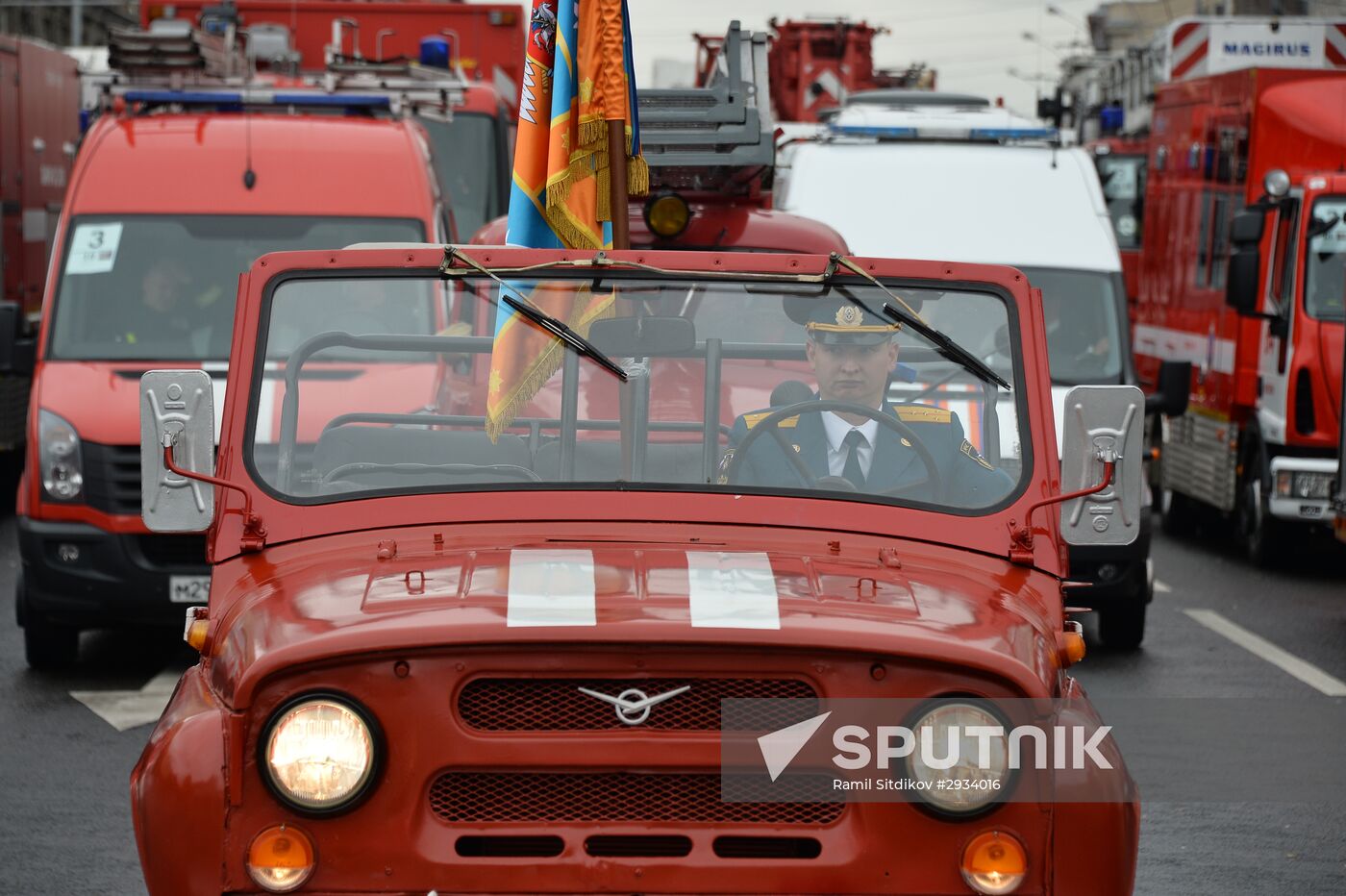 First Moscow parade of municipal vehicles