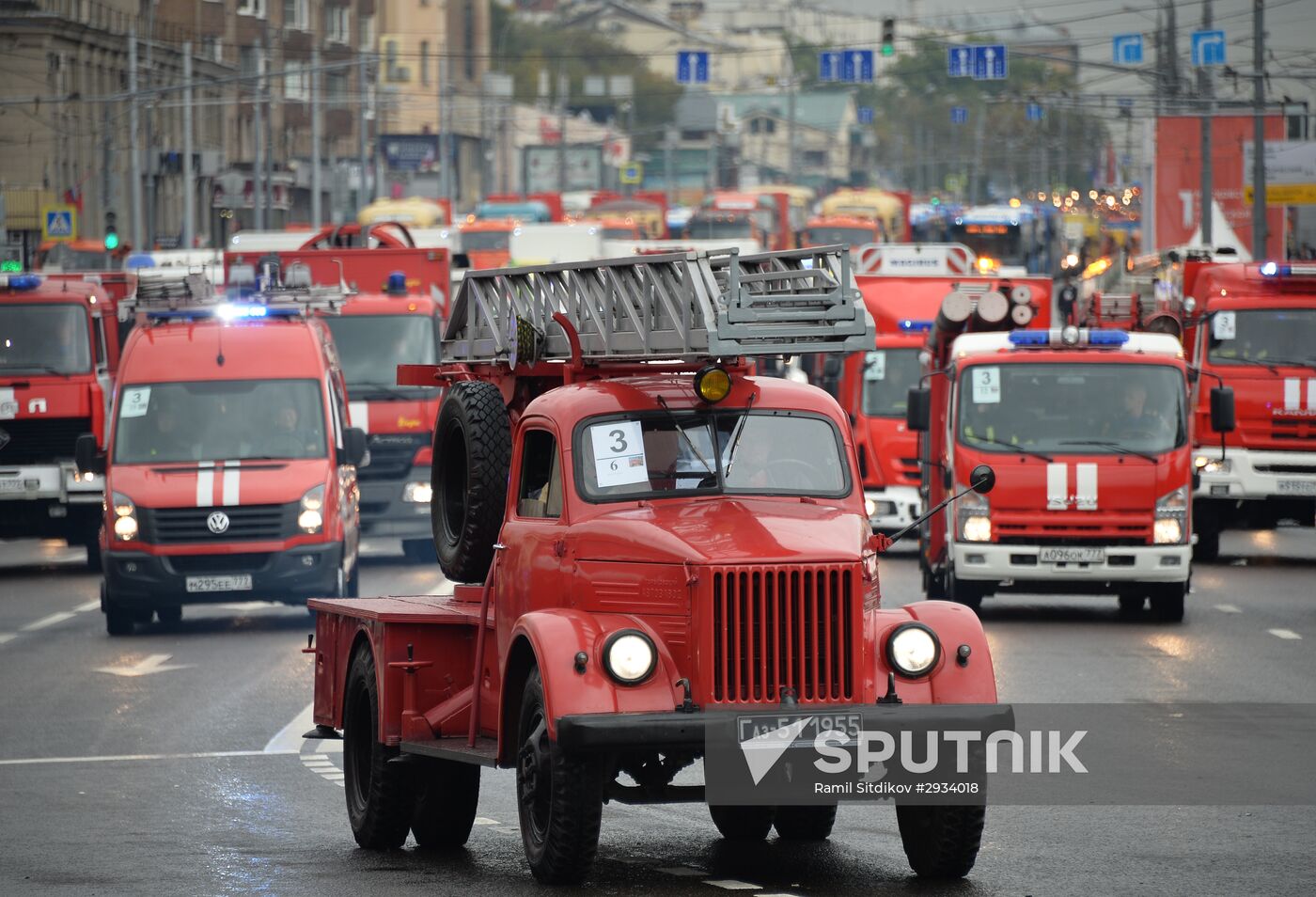 First Moscow parade of municipal vehicles
