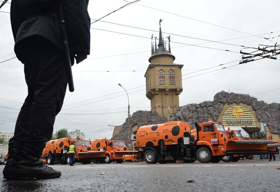 First Moscow parade of municipal vehicles