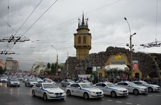 First Moscow parade of municipal vehicles