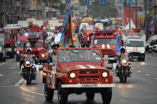 First Moscow parade of municipal vehicles
