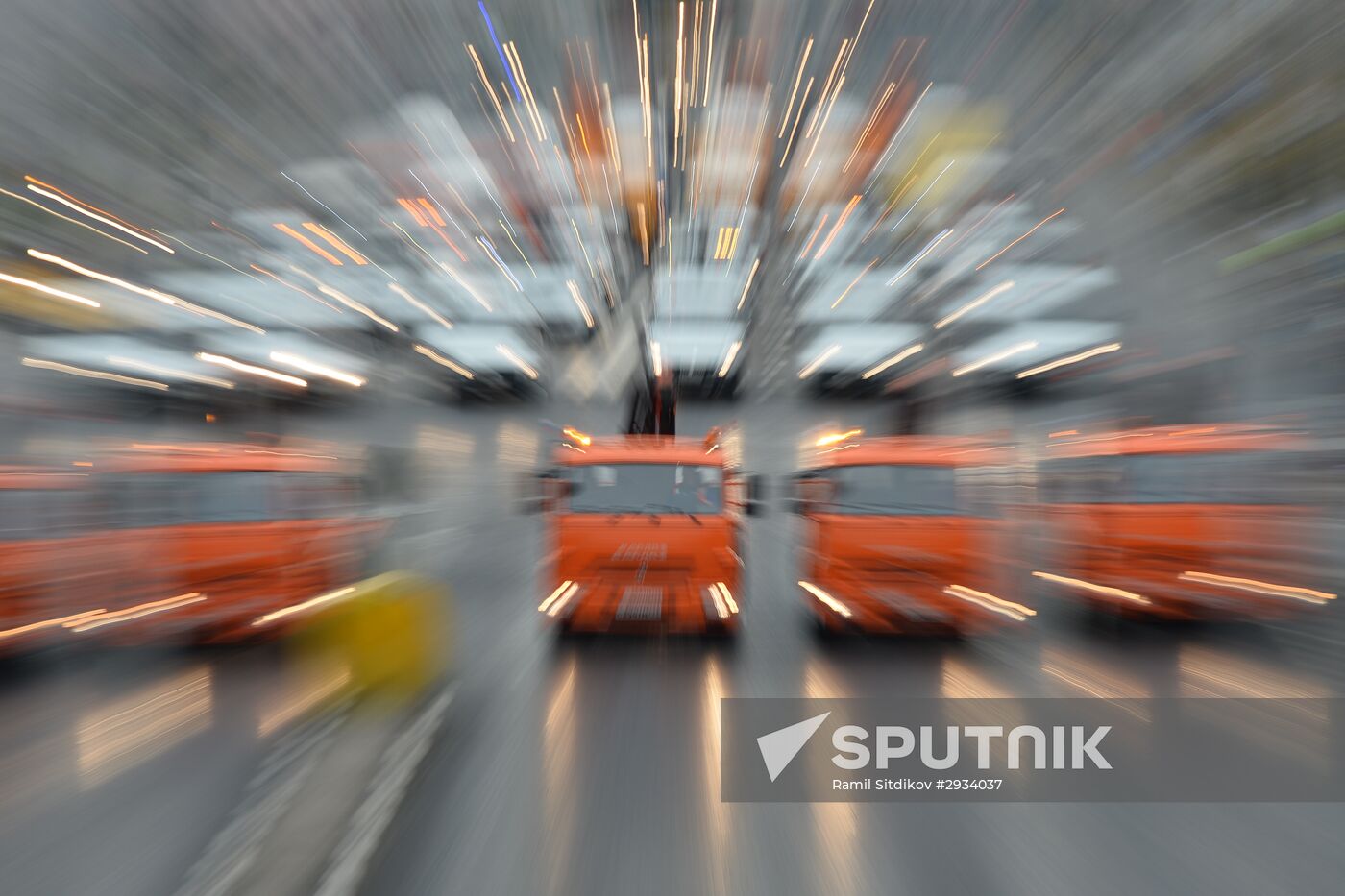 First Moscow parade of municipal vehicles