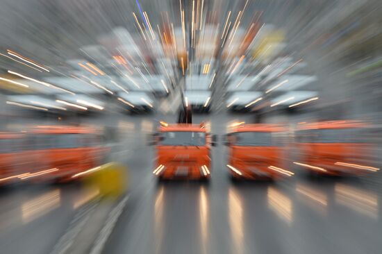 First Moscow parade of municipal vehicles