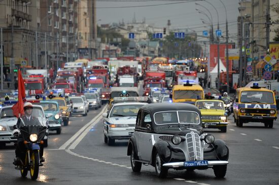 First Moscow parade of municipal vehicles