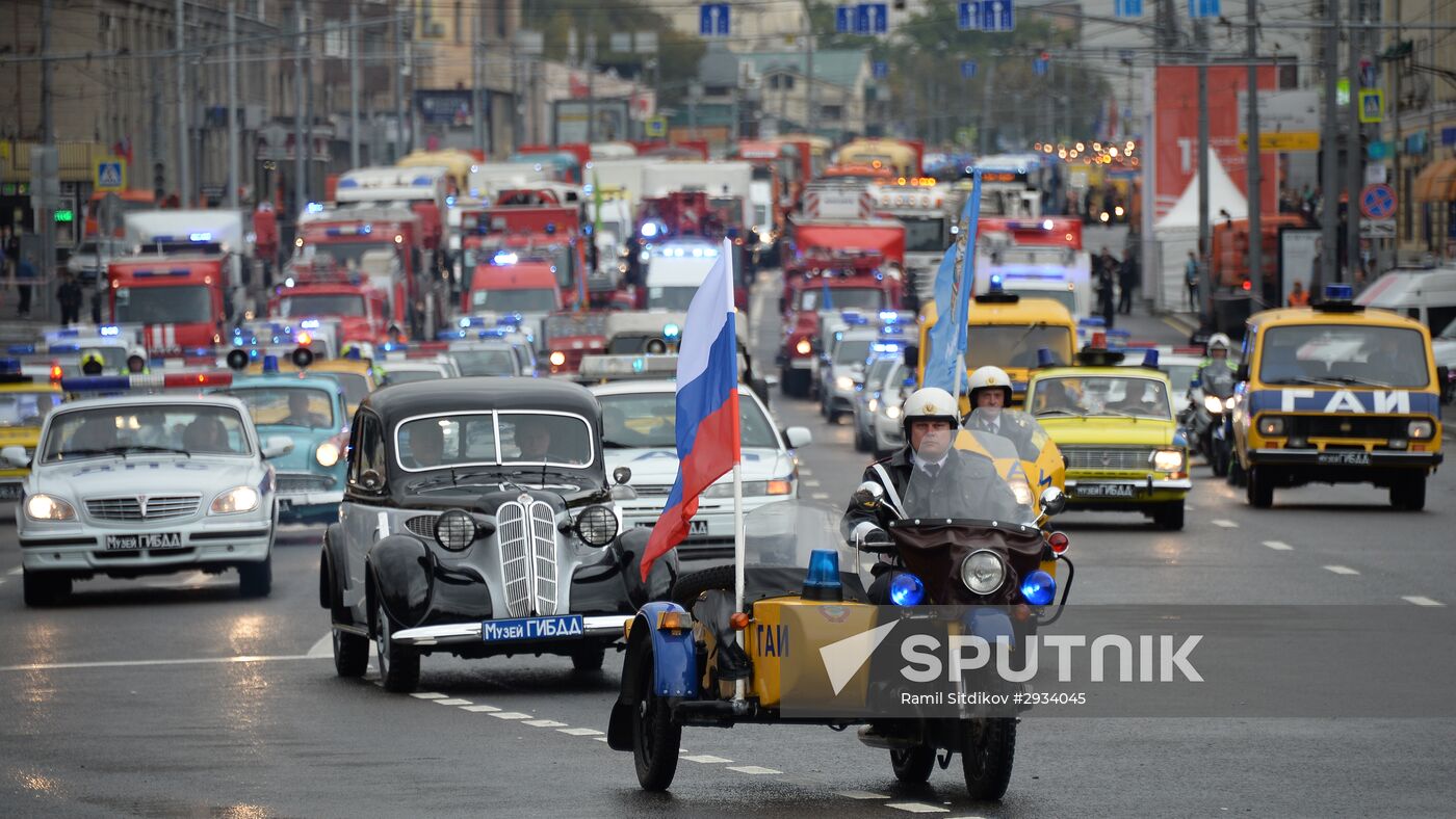 First Moscow parade of municipal vehicles