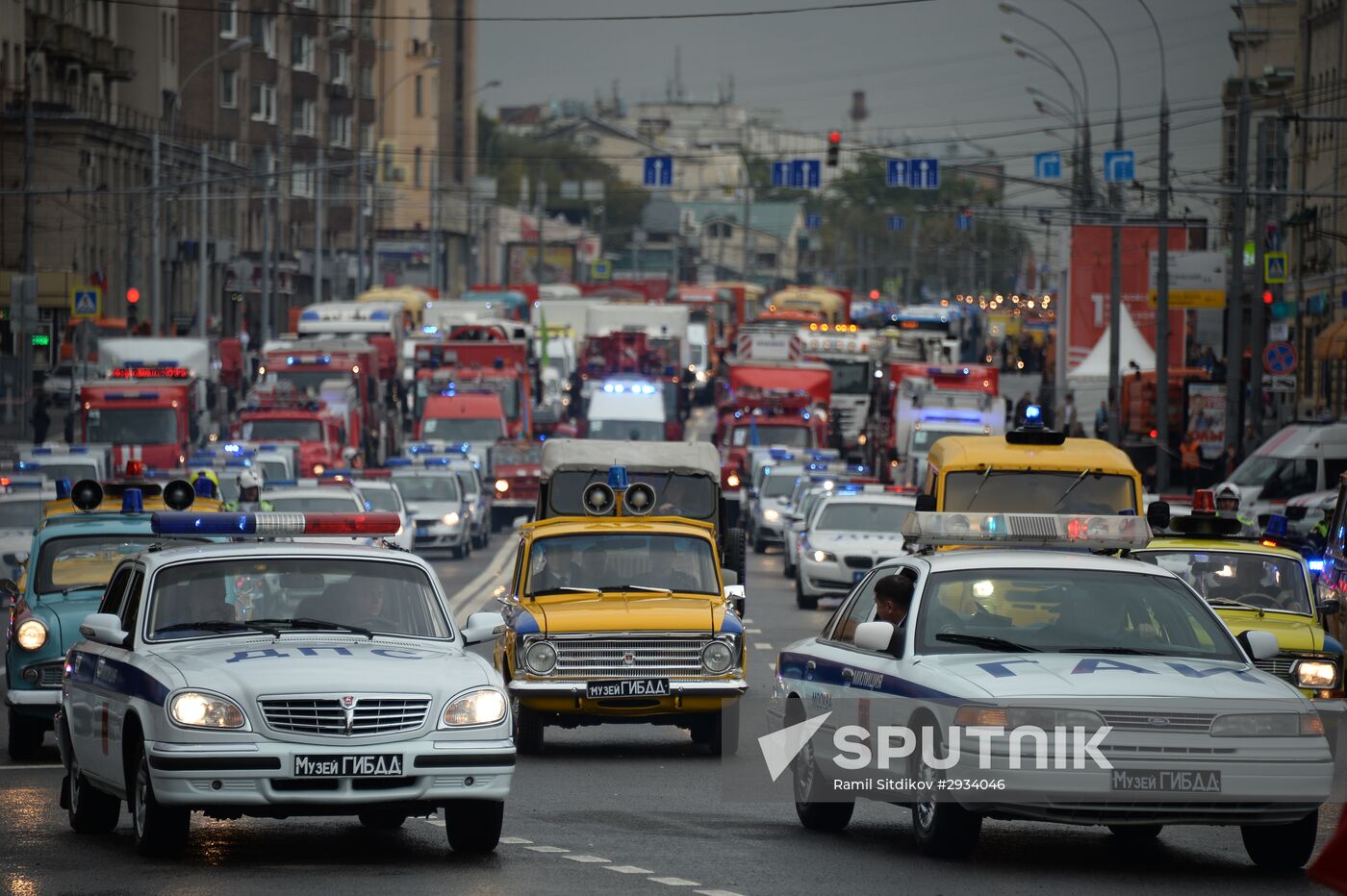First Moscow parade of municipal vehicles
