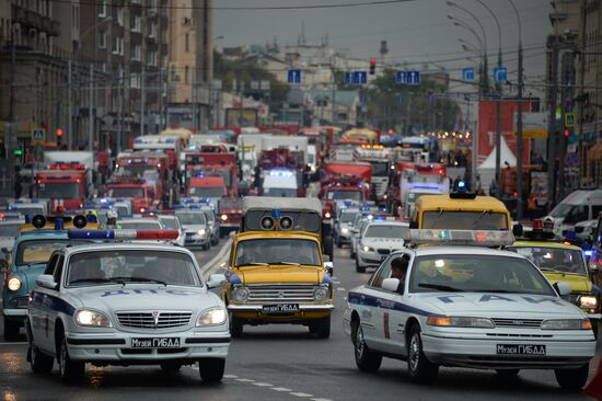 First Moscow parade of municipal vehicles