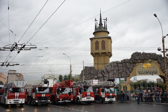 First Moscow parade of municipal vehicles