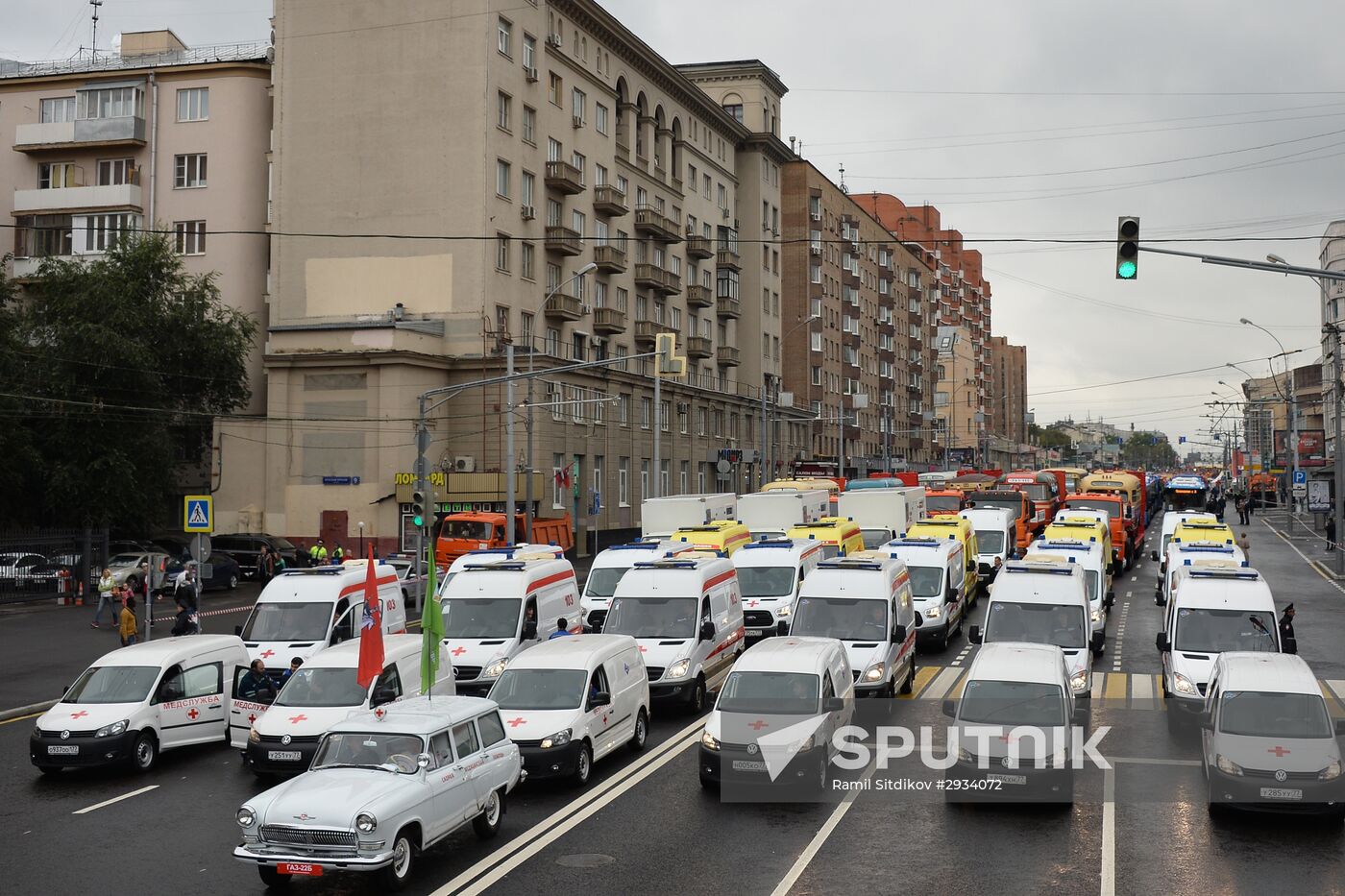 First Moscow parade of municipal vehicles