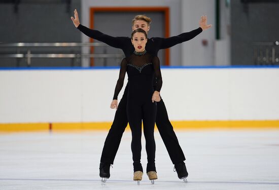 Figure skating. Russian national team's trials. Day Two