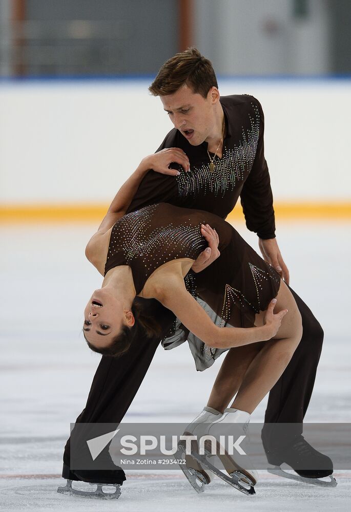 Figure skating. Russian national team's trials. Day Two