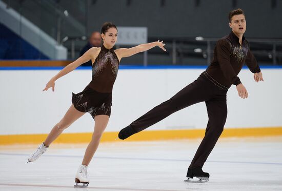 Figure skating. Russian national team's trials. Day Two