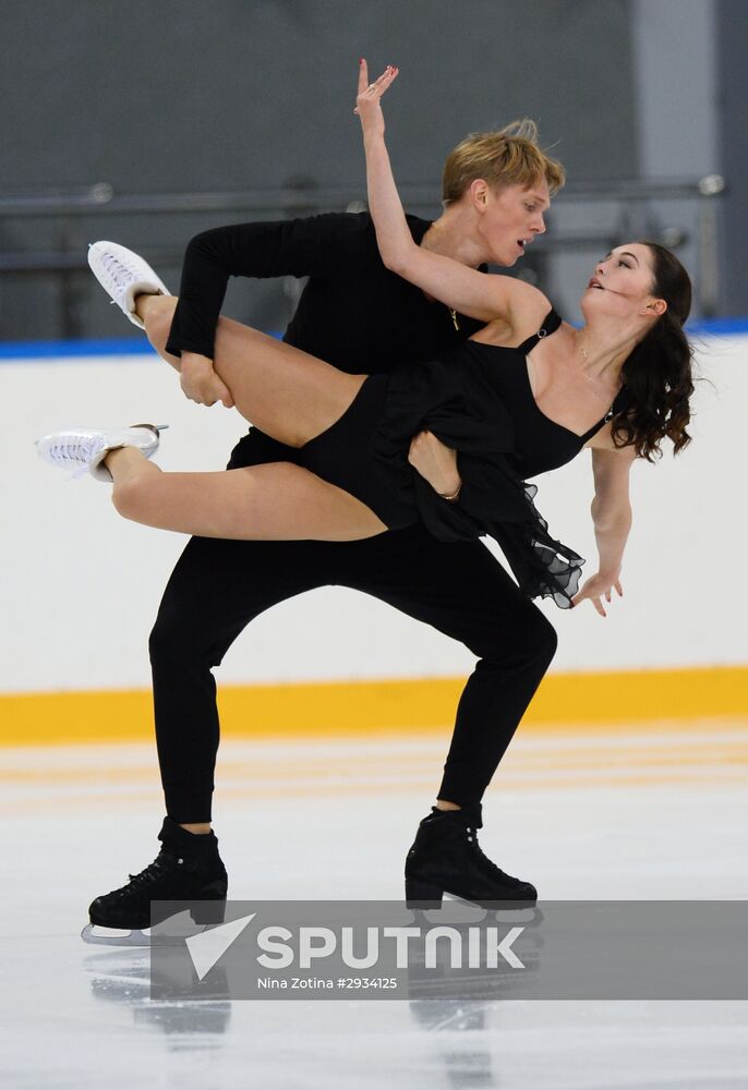 Figure skating. Russian national team's trials. Day Two