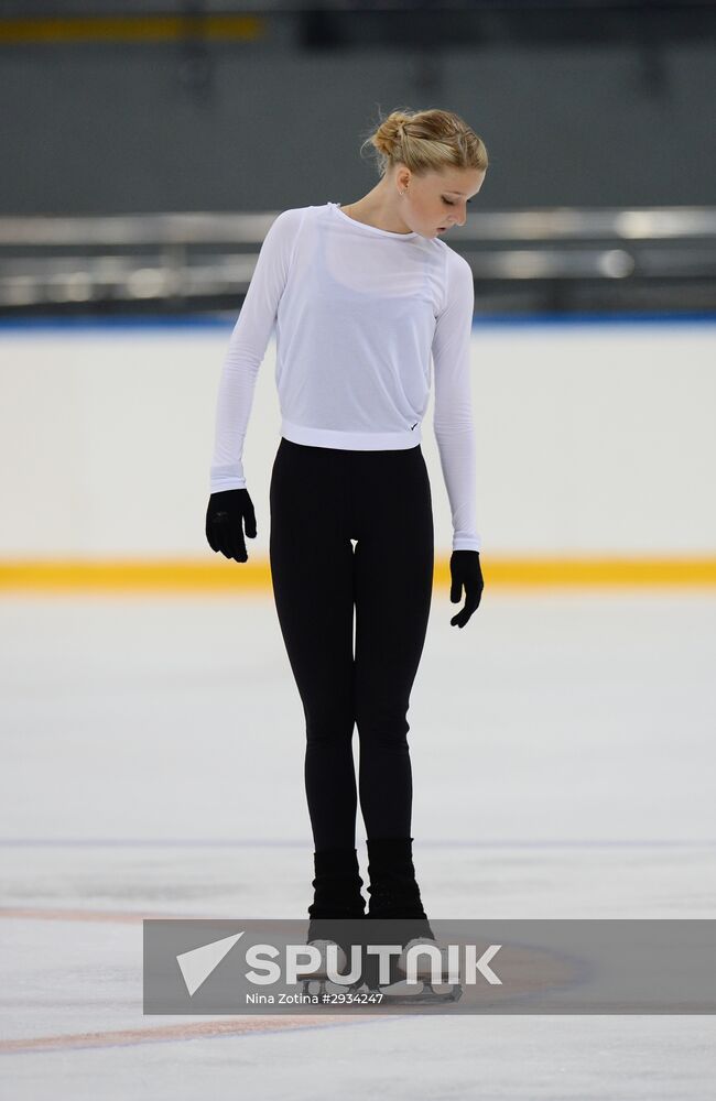Figure skating. Russian national team's trials. Day Two