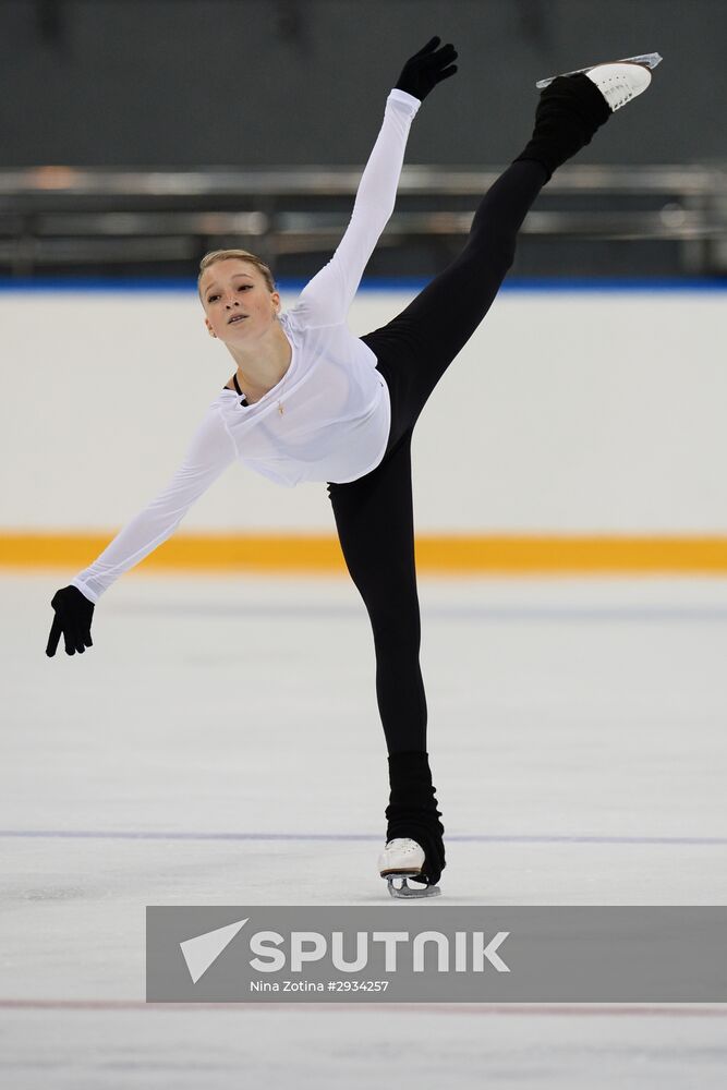 Figure skating. Russian national team's trials. Day Two