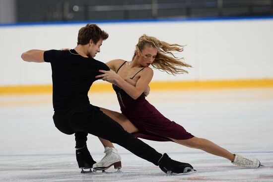 Figure skating. Russian national team's trials. Day Two