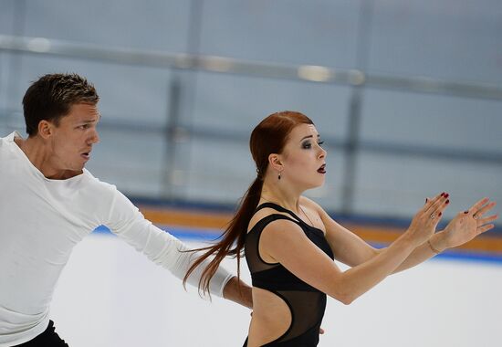 Figure skating. Russian national team's trials. Day Two