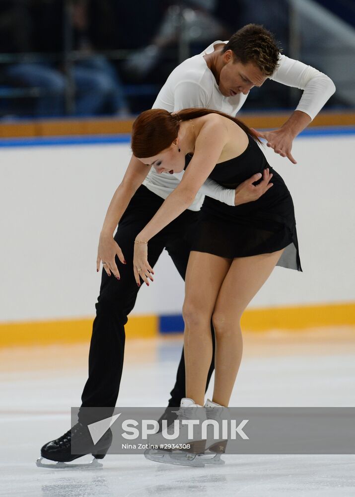 Figure skating. Russian national team's trials. Day Two