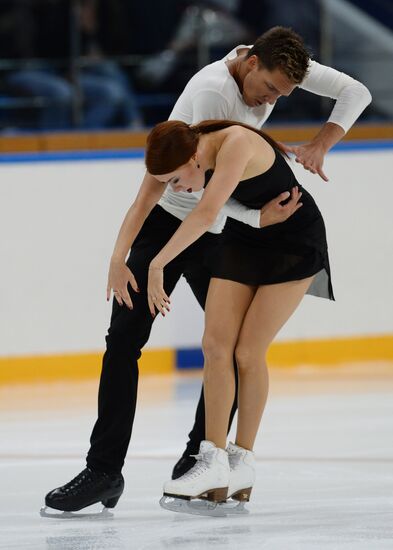 Figure skating. Russian national team's trials. Day Two