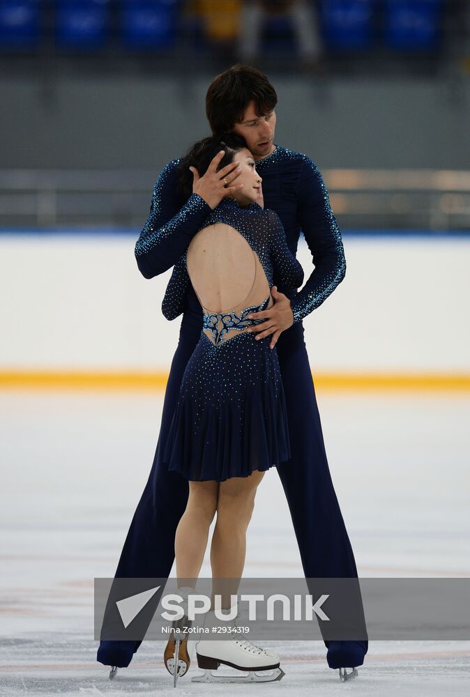 Figure skating. Russian national team's trials. Day Two