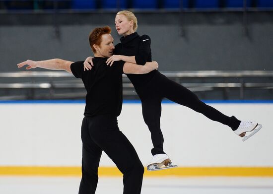 Figure skating. Russian national team's trials. Day Two