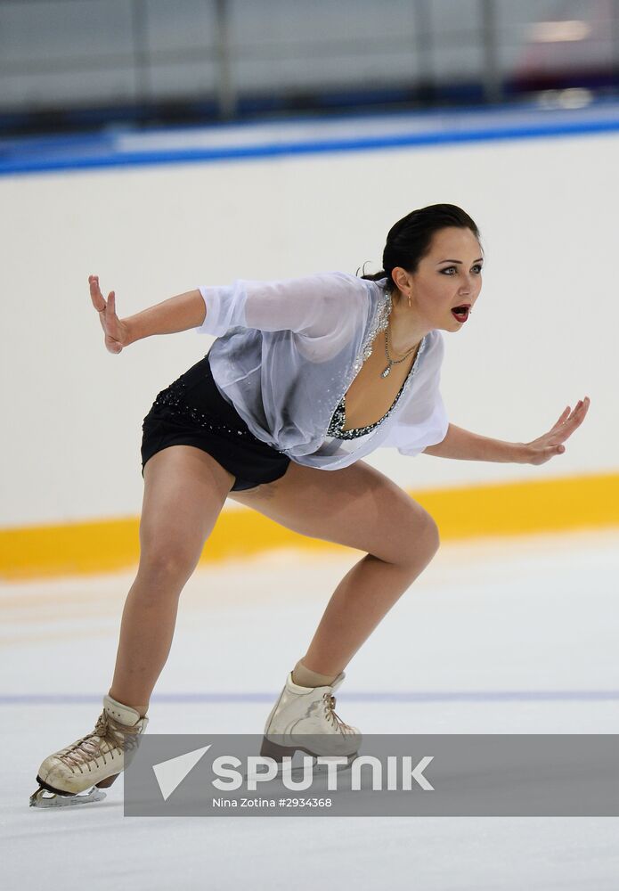 Figure skating. Russian national team's trials. Day Two