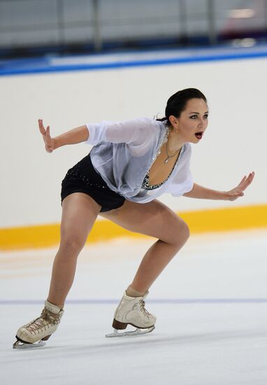 Figure skating. Russian national team's trials. Day Two