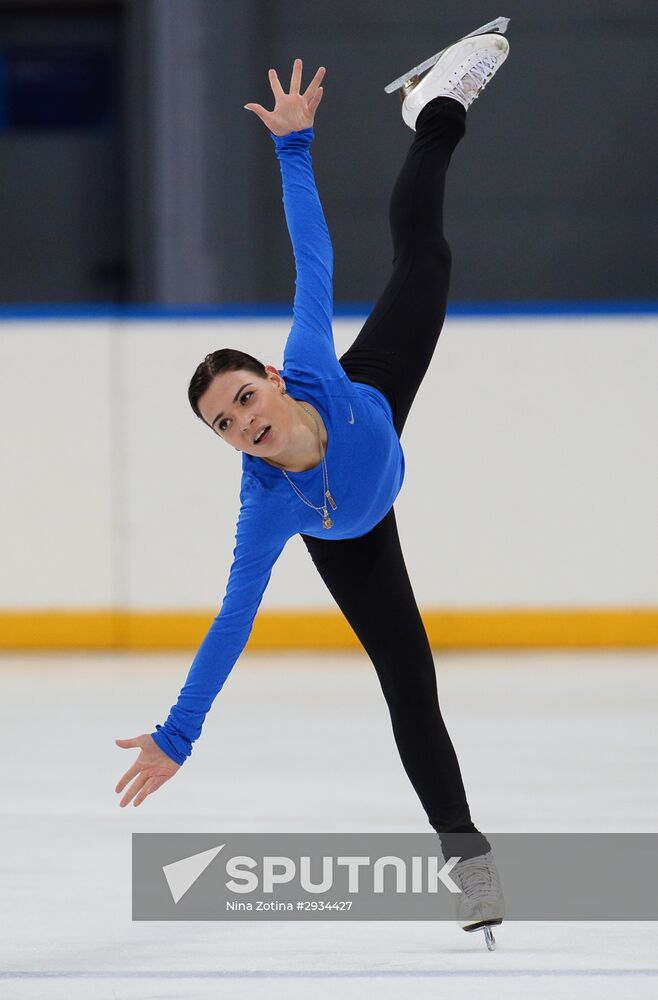 Figure skating. Russian national team's trials. Day Two