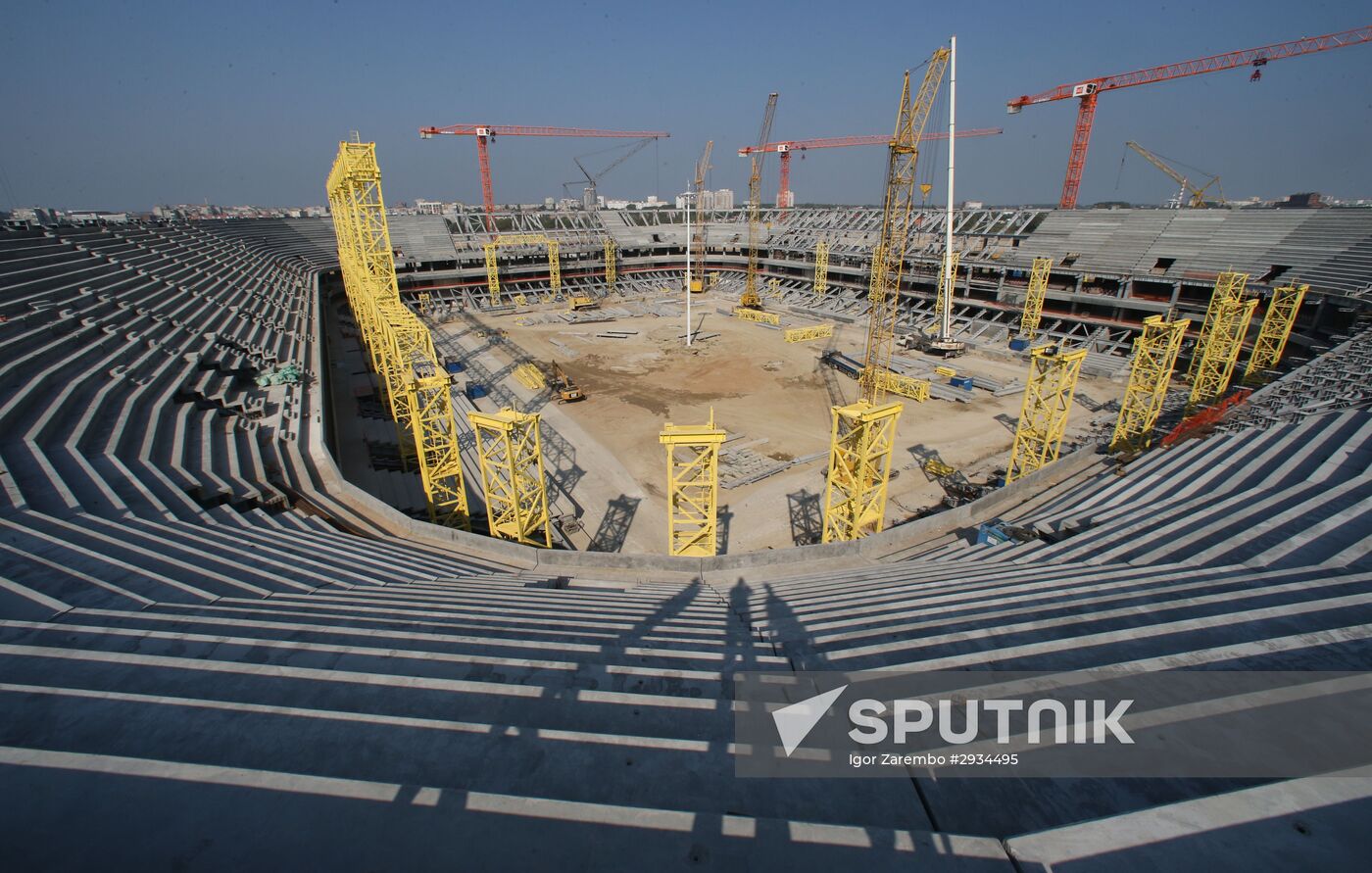 Kaliningrad Stadium construction site