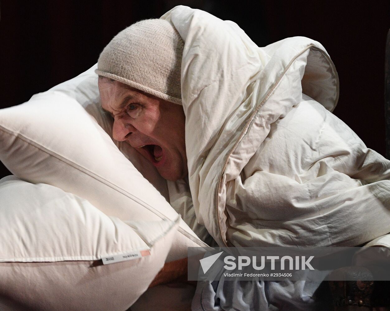 Rehearsal of play The Imaginary Invalid at Vakhtangov Theater