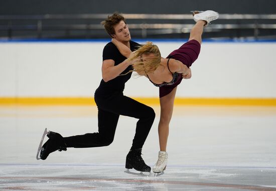 Figure skating. Russian national team's trials. Day Two