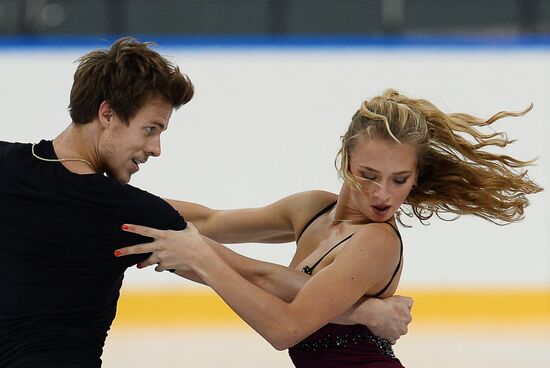 Figure skating. Russian national team's trials. Day Two