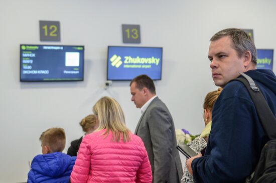 First flight arrives at Zhukovsky Airport