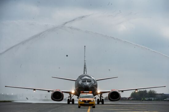 First flight arrives at Zhukovsky Airport