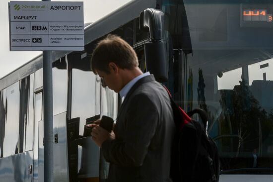 First flight arrives at Zhukovsky Airport