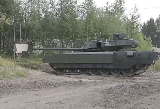 Demonstration of T-14 Armata tank