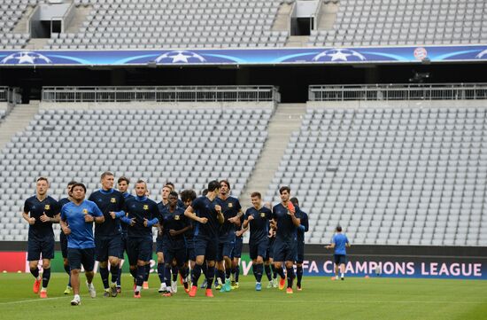 Football. Champions League. FC Rostov training
