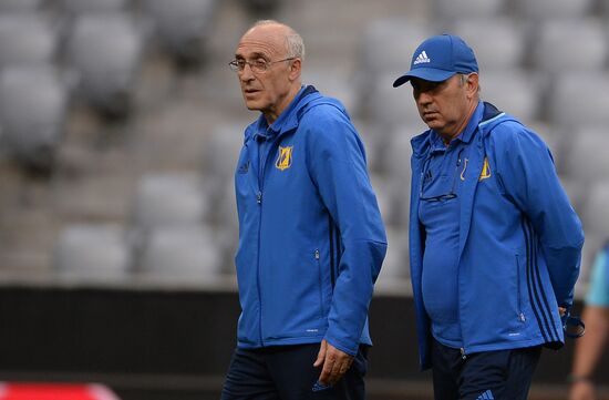 Football. Champions League. FC Rostov training