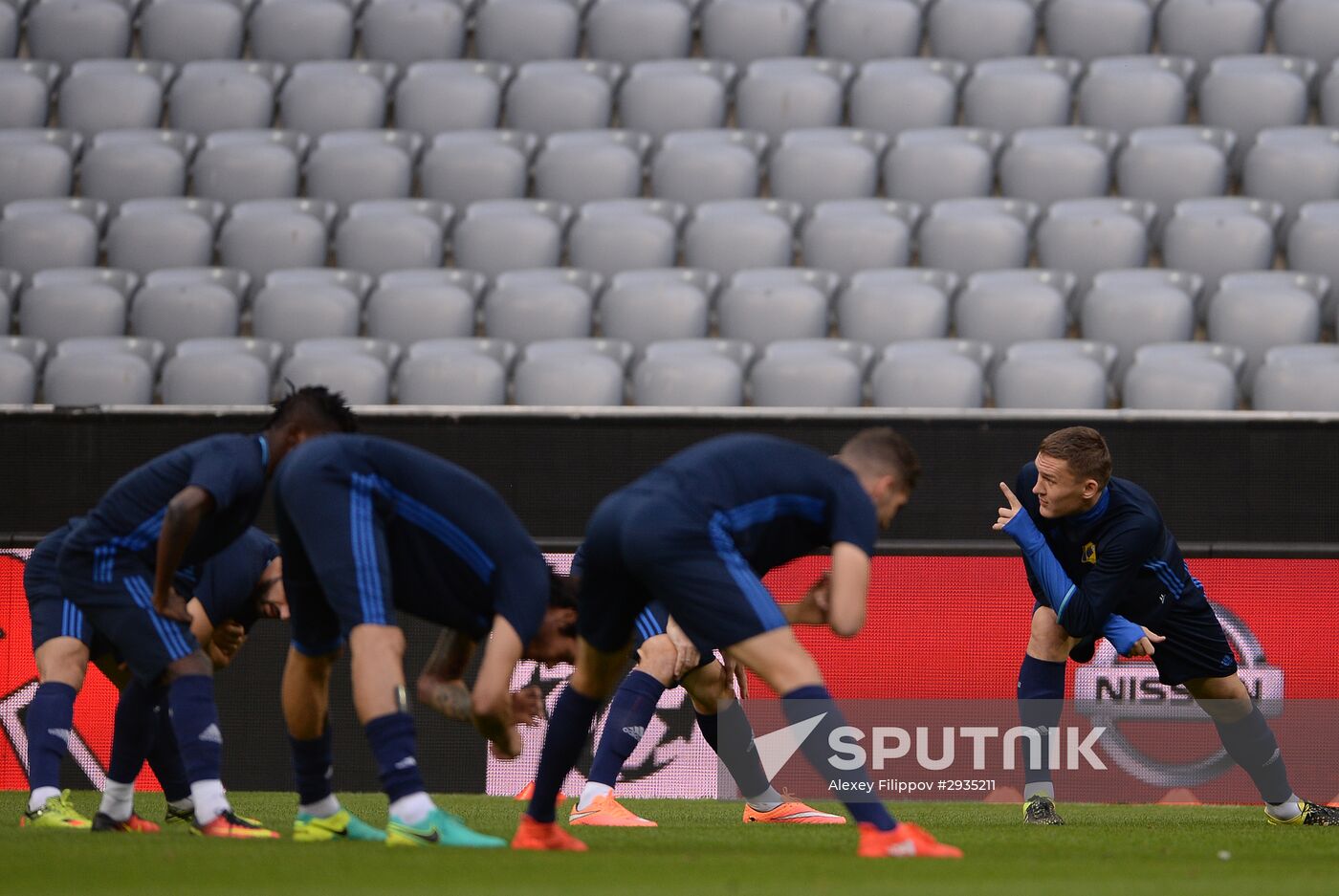 Football. Champions League. FC Rostov training