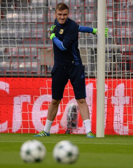 Football. Champions League. FC Rostov training