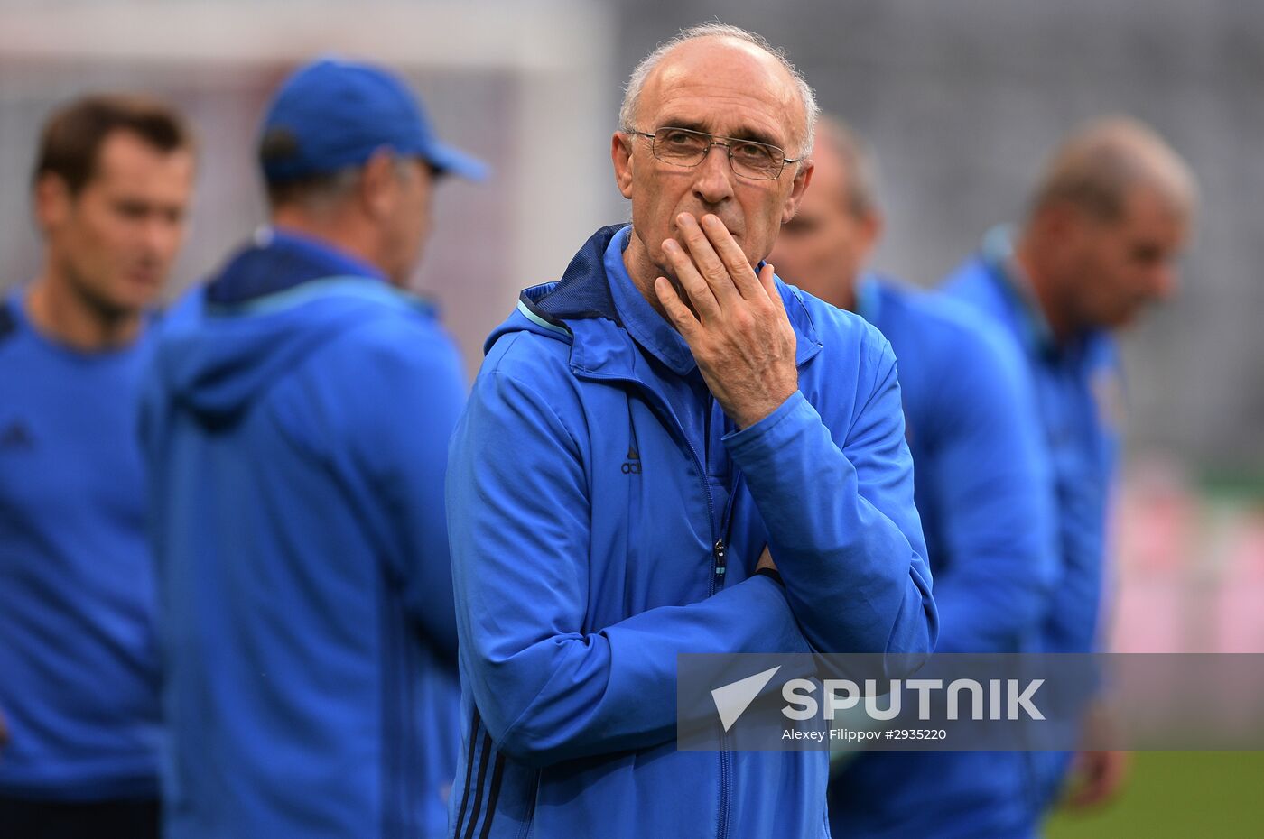 Football. Champions League. FC Rostov training