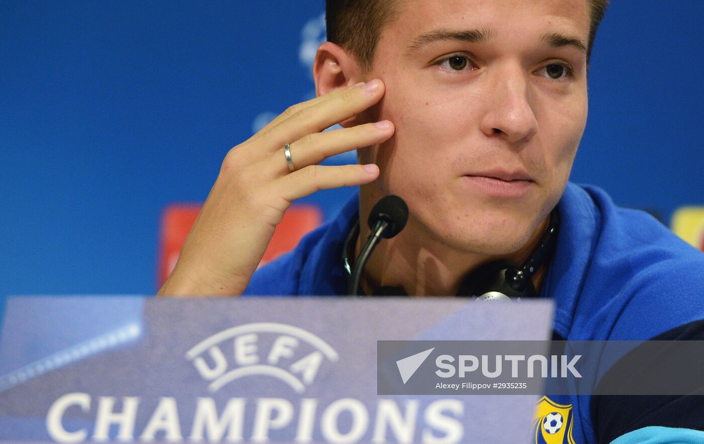 Football. Champions League. FC Rostov training