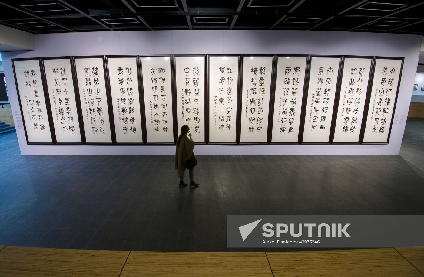 Chinese artist Cui Ruzhuo's exhibition opens in St. Petersburg