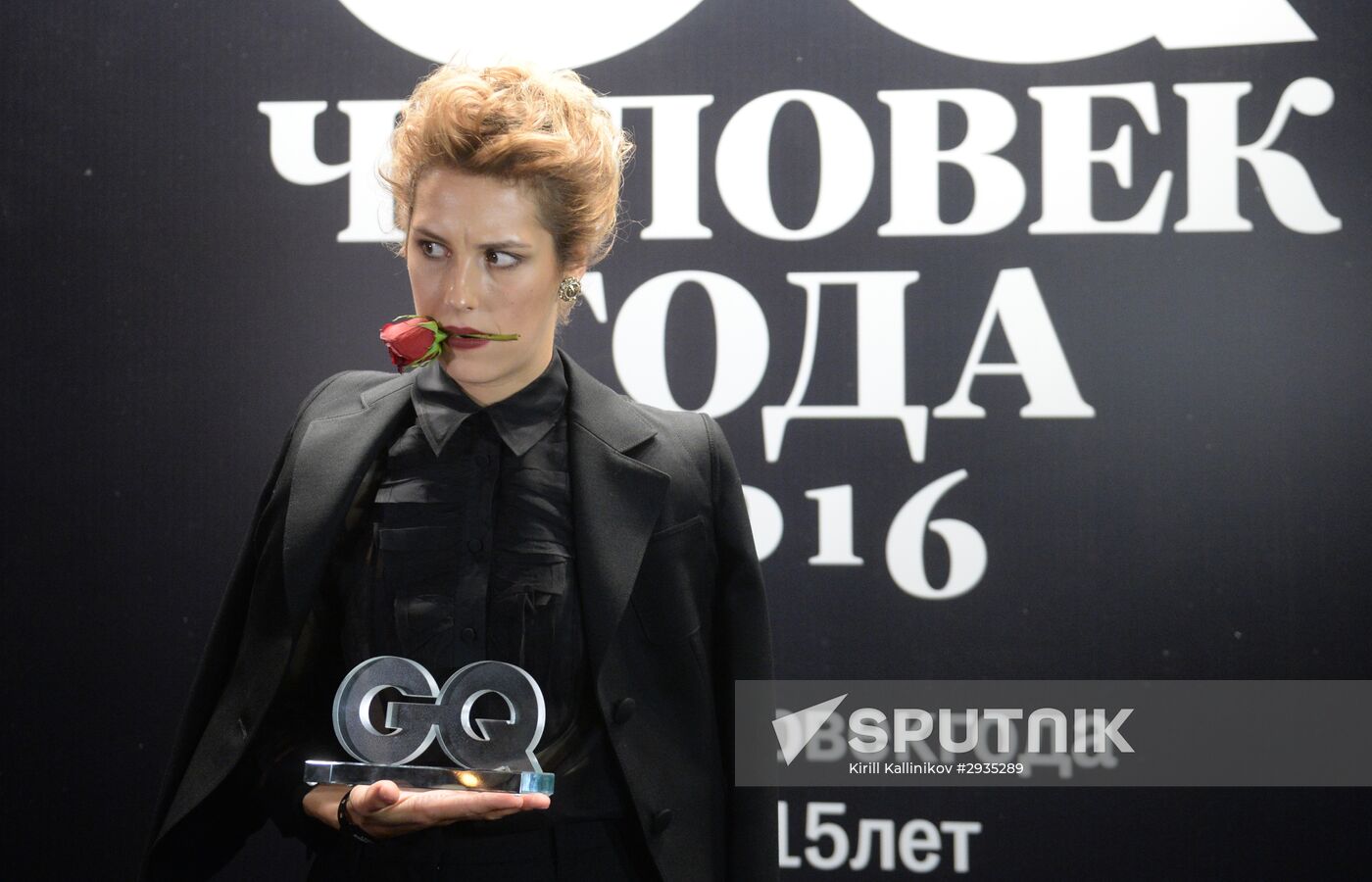 GQ Russia's Man of the Year award ceremony