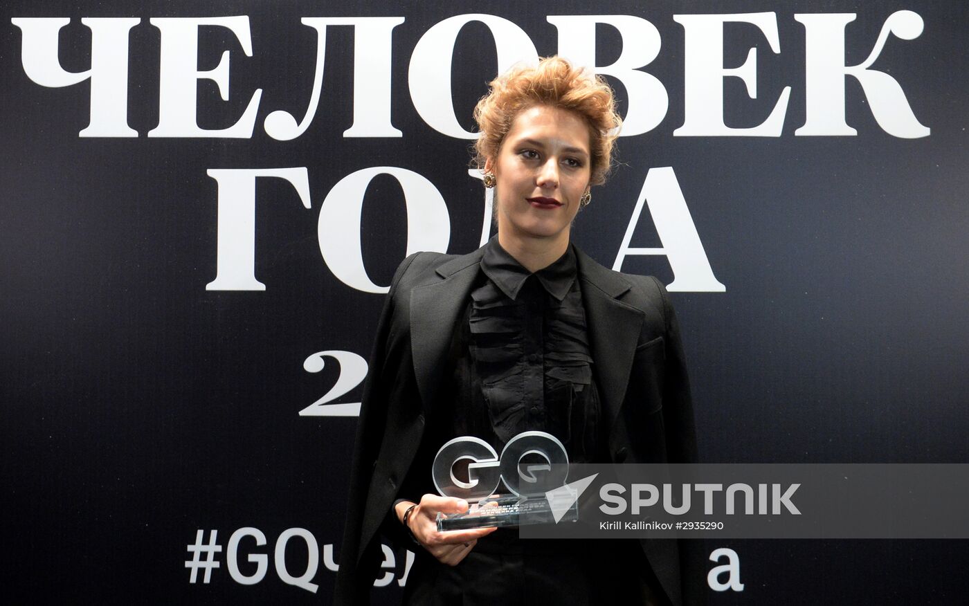 GQ Russia's Man of the Year award ceremony